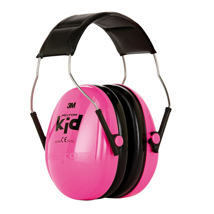 Słuchawki PELTOR 3M KID dla dzieci różowy